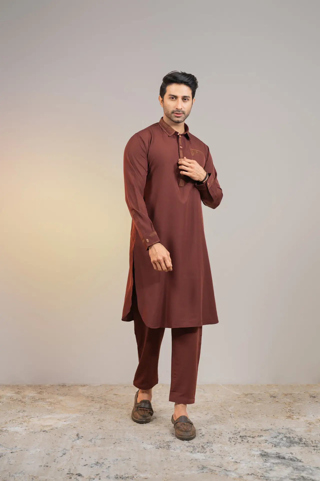 1.4 Premium Kabli set for Men's. (Chocolate)