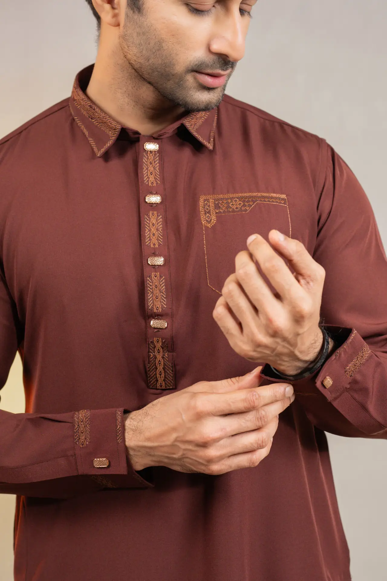 1.4 Premium Kabli set for Men's. (Chocolate)