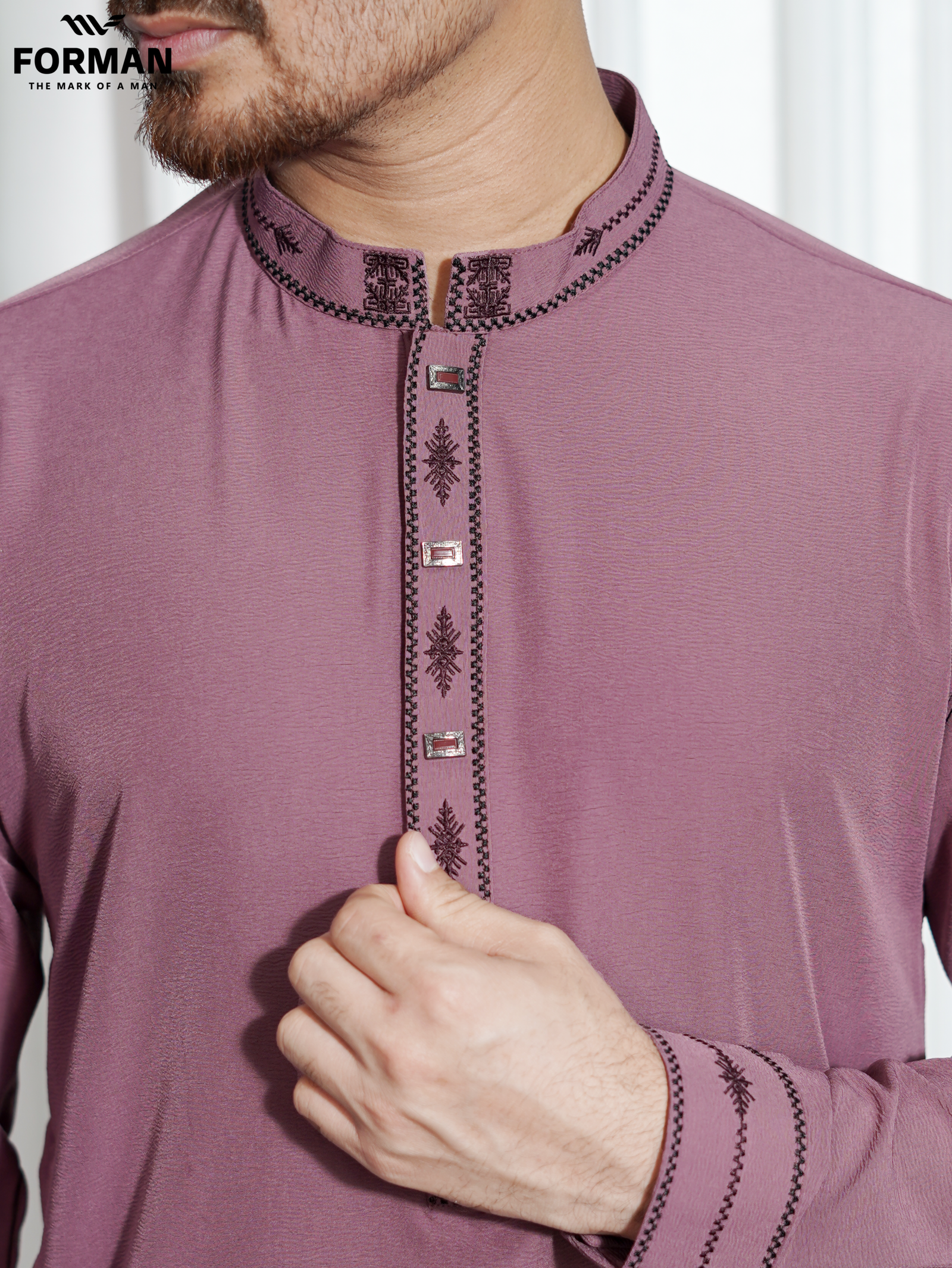 2.5 (Light Violet_ZAF) Premium Pakistani Style Kabli Set for Men’s.