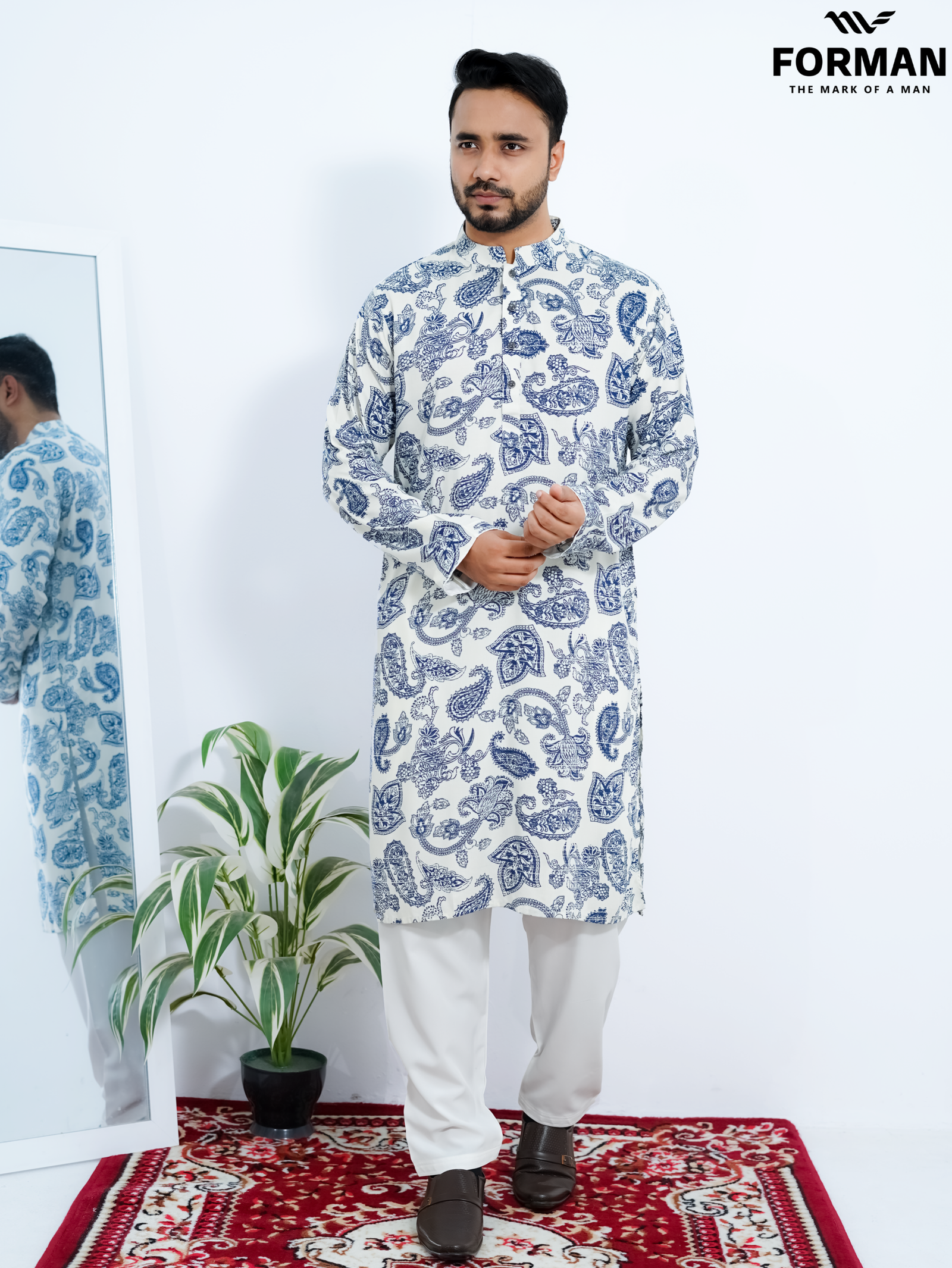 Exclusive Cotton Printed Panjabi (PPW-26)