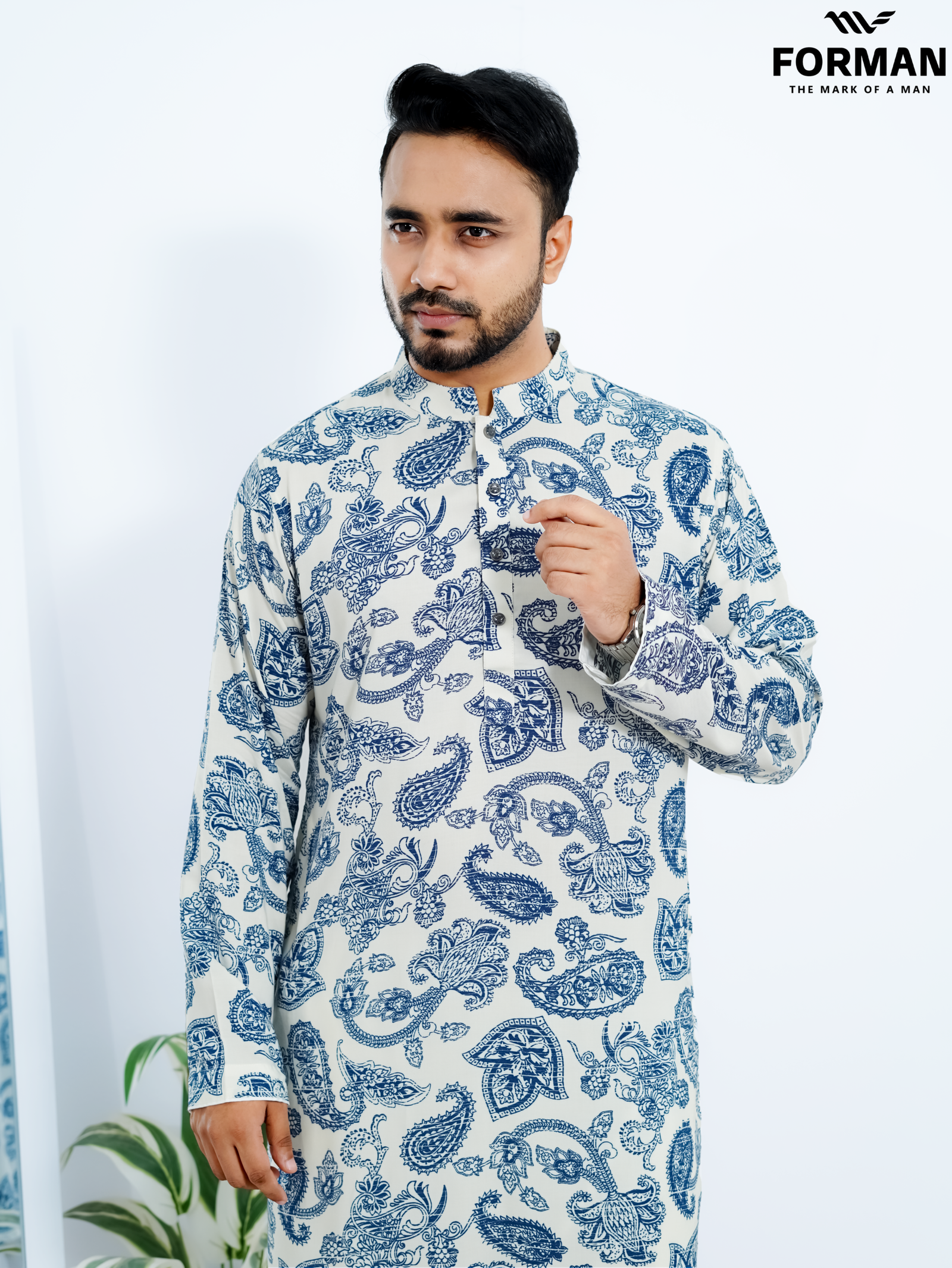 Exclusive Cotton Printed Panjabi (PPW-26)